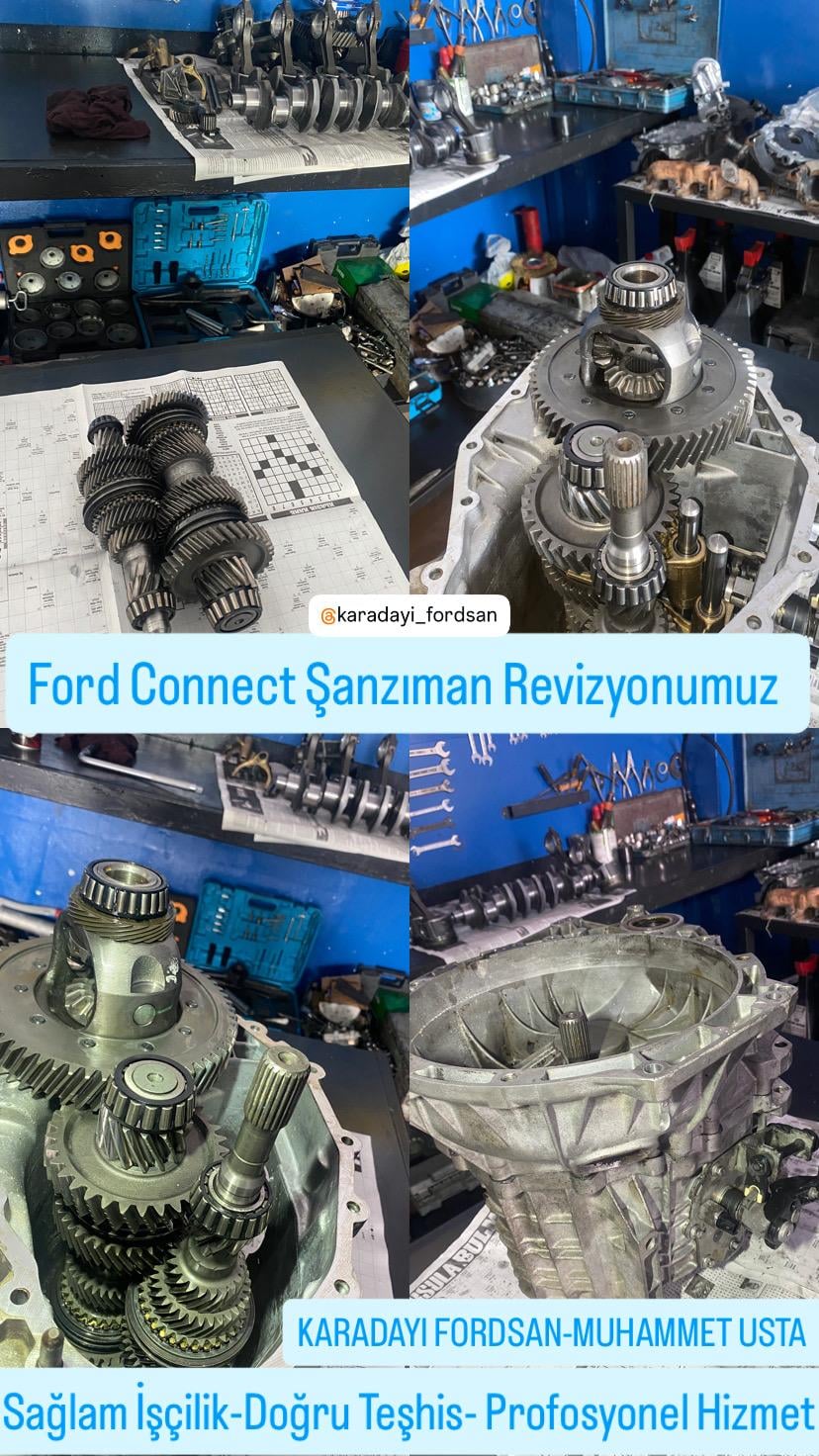 Ford Connect şanzıman revizyonu