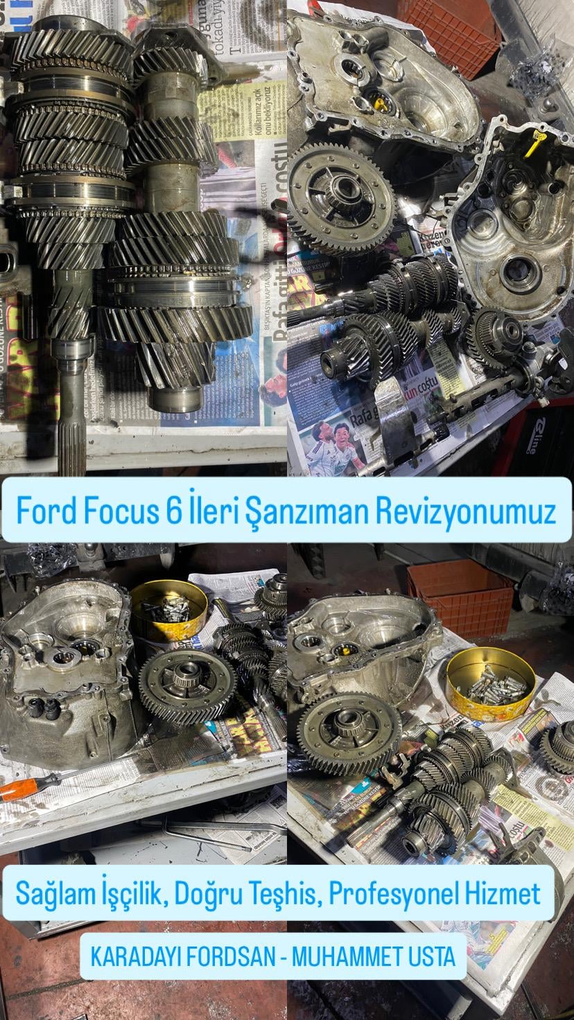 Ford Focus altı vitesli şanzıman revizyonu