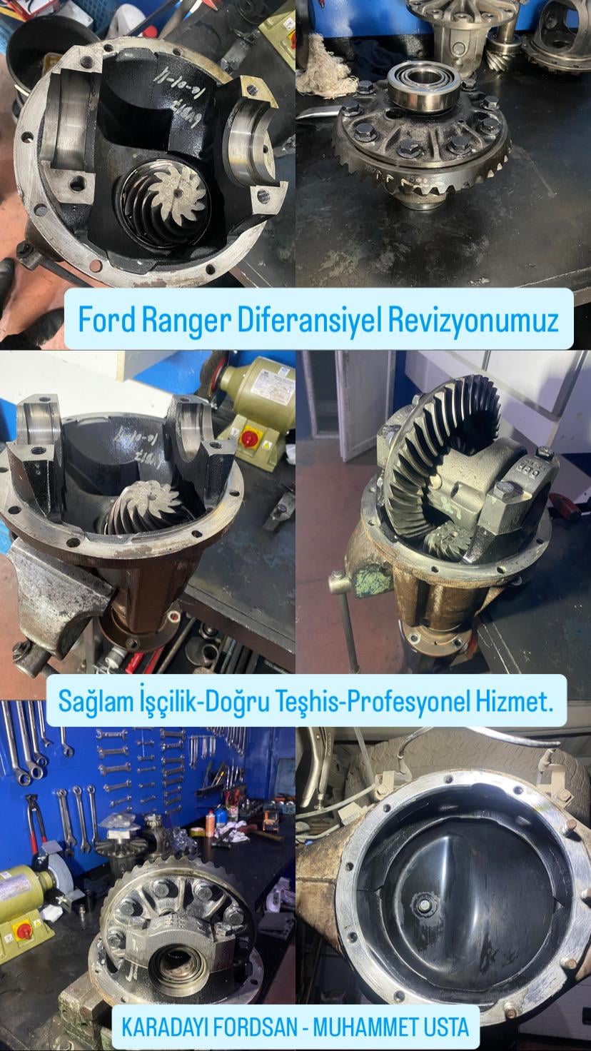 Ford Ranger diferansiyel revizyonu