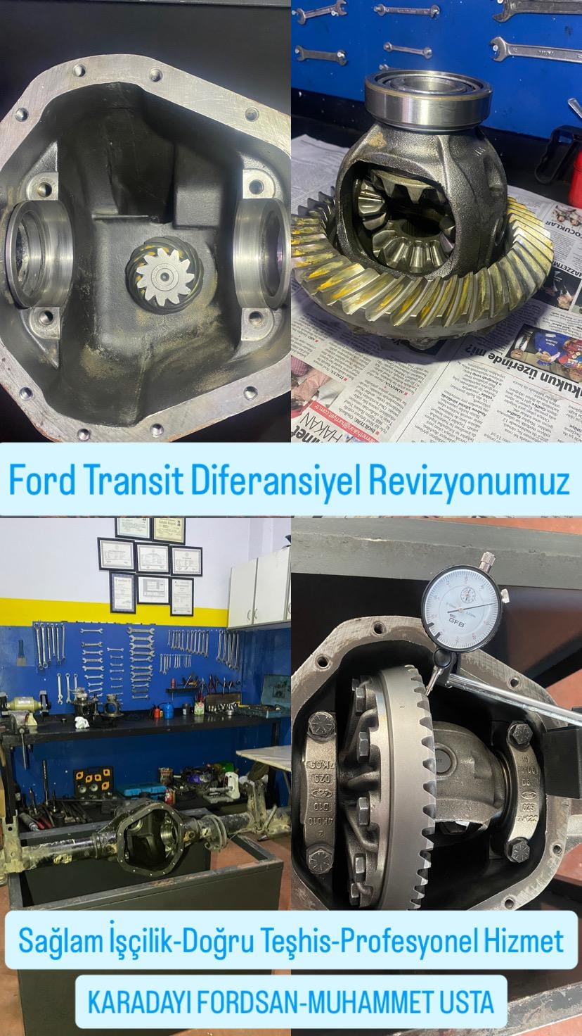 Ford Transit diferansiyel revizyonu
