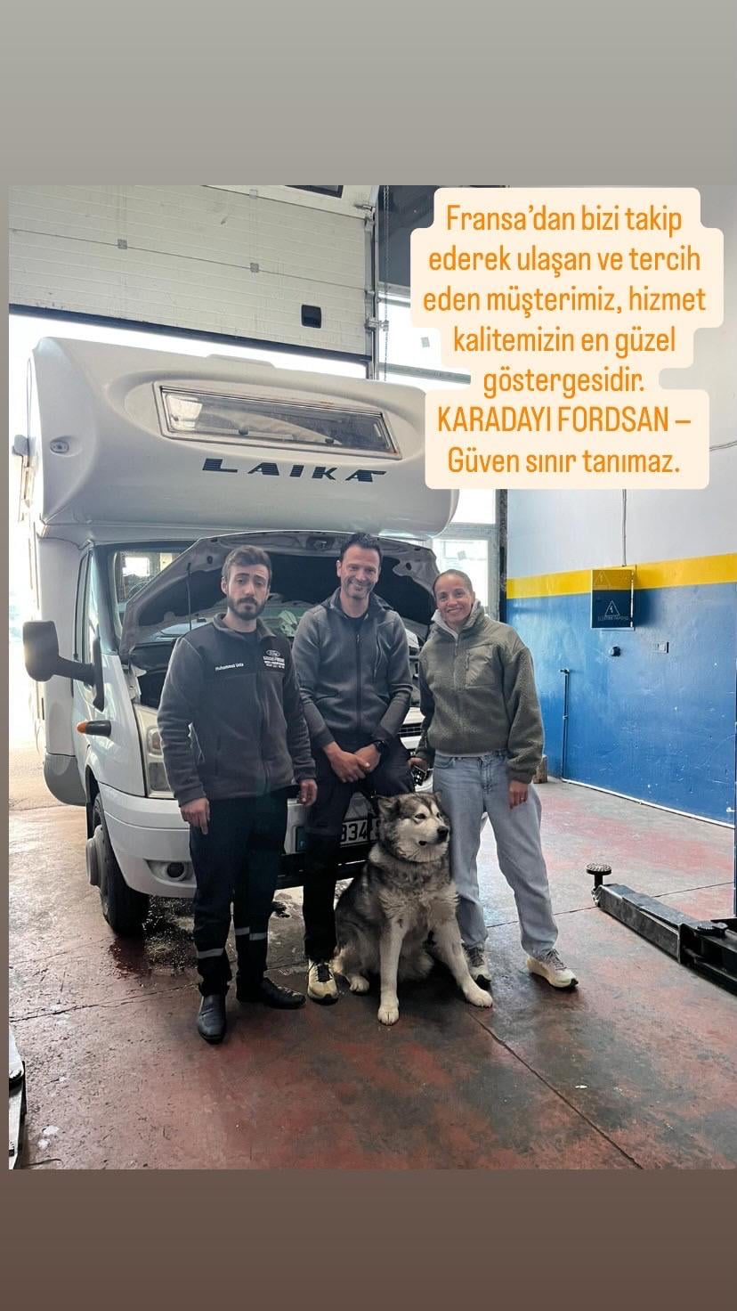 Karadayı Fordsan’da karavan ve ziyaretçiler